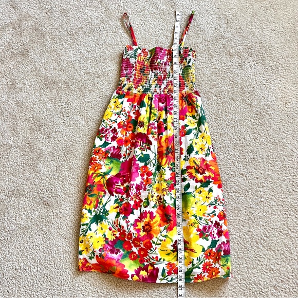ANN TAYLOR LOFT Floral Smocked Summery Empire Waist Sundress—SZ. 4 - Picture 9 of 15